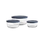 Anchor Hocking Round Glass Food Storage 6 Piece