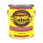 Cabot 1 Gallon Solid Color Acrylic Deck Stain