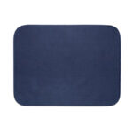 InterDesign iDry Bath Mat Navy 18" x 24"