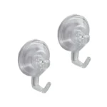 InterDesign Plastic Suction Cup Hook 2 Pack