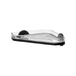 iDesign Self-Adhesive Matte Black SA Shower Corner Shelf