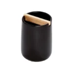 InterDesign Eco Vanity Ceramic Toothbrush Holder Black