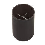 iDesign Cade Toothbrush Holder Black 7.6 cm x 7.6 cm x 11.4 cm