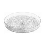 InterDesign Rain Turntable Clear 9"