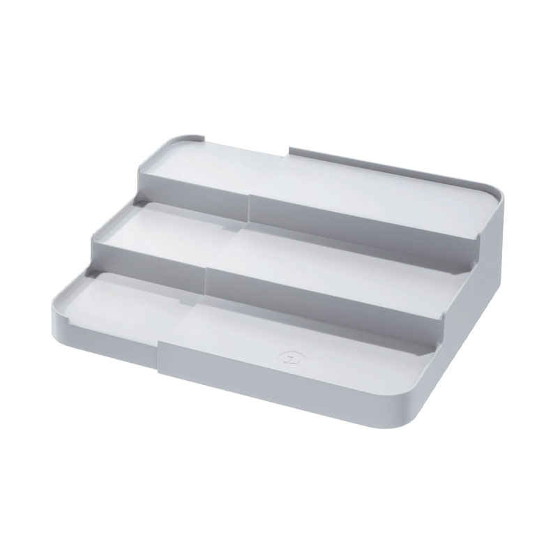 081492518525.jpg iDesign Eco Kitchen Accessories Gray 3-Tier - Image 1