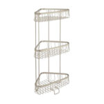 InterDesign York 3 Tier Satin Shower Shelf