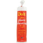 Clear 3 Mil. Poly Film Sheeting