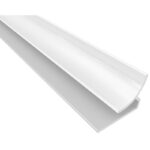 White PVC Inside Corner Wall Paneling Molding