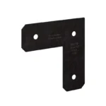 Simpson Strong-Tie ZMAX Powder Coated L Strap Black 4x4 Inch