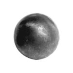 Wrought Iron Sphere (116/F/2) Hot Stamped, 1 Inch (D)