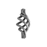 Wrought Iron Basket (1163/3) with 4 Round Filaments, 4-15/16 Inch (H)