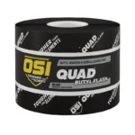 OSI Quad Butyl Flashing Tape Black Roll 4" x 75'