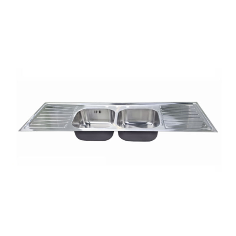 12345680899.jpg Double Bowl Double Drainer Kitchen Sink - Image 1