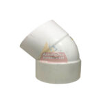 PVC DWV Street Elbow 45 Degree Bend 8 Inch