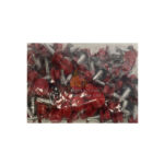 Stitch Screw Red #14 x 7/8 Inch 100/Pack