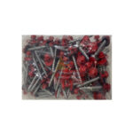 Roofing Screw Metal Red #12 x 2 Inch 100/Pack