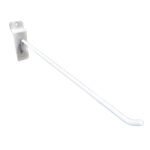 Slatwall Hook (10'') - White