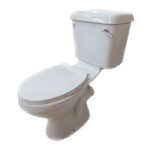 Chin Close Couple Toilet Set, White