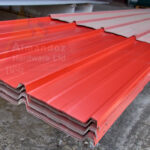 Aluzinc Bell Rib Roofing Sheets Red 18'