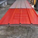 Aluzinc Bell Rib Roofing Sheets Red 18' - Image 2