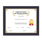 Glass Cover Multipurpose Certificate Frame (11" X 14") - 2 Pack