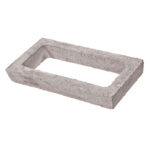 Half Height Parade Decorative Block (4" X 8" X 16")