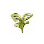 Arteferro Brass Stamped Leaf, (2-3/4")