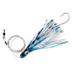 R&R Rigged Mahi Magnet Trolling Lure (6-1/2 Inch, Blue/White)