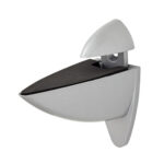 Ara (3/16" - 1") Adjustable Shelf Support in Silver - 1 Piece