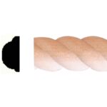 House of Fara Decorative Detail Rope Molding (19/64 in. x 5/8 in. x 8 ft.)