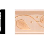 House of Fara Decorative Vine Detail Molding (11/32 In x 1-3/4 x 8FT)