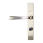 Larson QuickFit Storm Door Brushed Nickel Straight Leverset