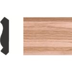 Solid Red Oak Crown (3/4"w. x 3-1/4"h. x 8'l)