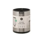 Core Kitchen Black Stainless Steel Rotating Utensil Crock