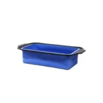 Core Home Steel & Silicone Loaf Pan With Liner Blue - Image 2
