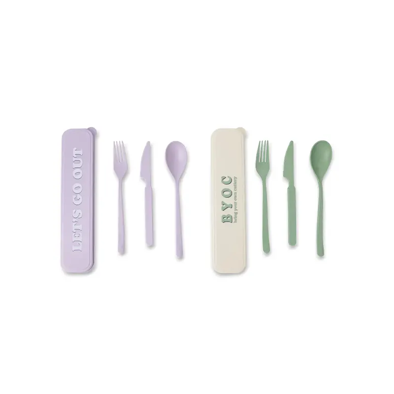 196557215346 Core Home Portable Eco Cutlery 4 Piece Set - Image 1