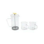 Core Home French Press 3 Piece Set Clear
