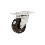 Shepherd 1-1/2 Inch General-Duty Soft Rubber Swivel Plate Caster