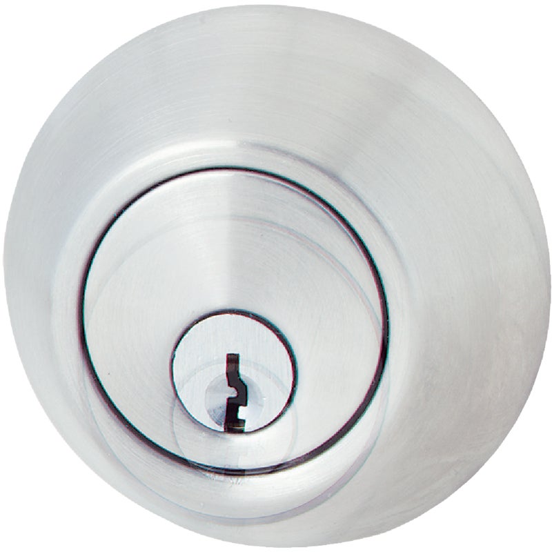 200220.jpg Steel Pro Satin Chrome Double Cylinder Deadbolt - Image 1