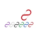 Diamond Visions Carabiner Dual Keychain, 3.5"