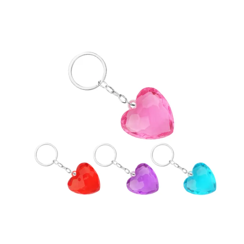 Diamond Visions Crystal Heart Keychain