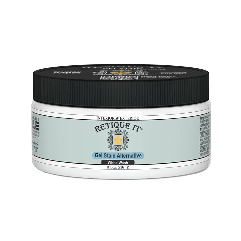 016455979563 Retique It Gel Stain White Wash 8oz. - Image 1