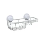 Zenna Home NeverRust Power Grip Pro Satin Chrome Dual Mount Combo Basket