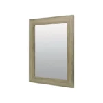 Zenna Home Framed Wall Mirror 20x26 Inch Palomino Tan