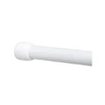 Zenna Home Adjustable Shower Curtain Rod White 48-76 Inch
