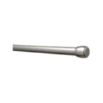 Zenna Home Extendable Shower Curtain Rod Nickel Finish 48x76 Inch