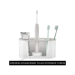 iDesign Toothbrush Holder White - Image 2