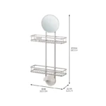 iDesign Self-Adhesive Shower Caddy Large