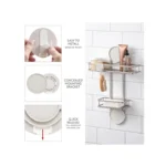 iDesign Self-Adhesive Shower Caddy Small