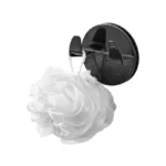 iDesign Self-Adhesive Double Shower Hook Matte Black